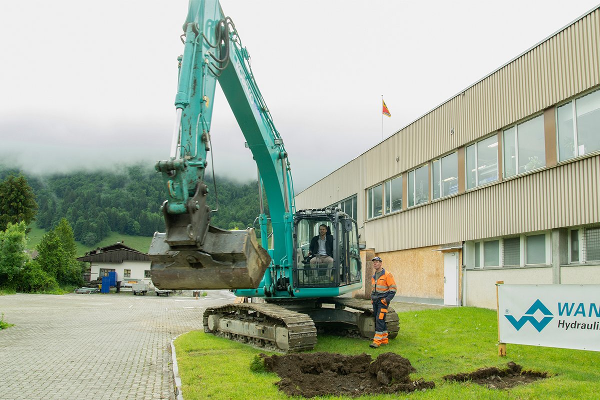 Groundbreaking Of The Extension Building To The Company Headquarters In